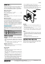 Preview for 2 page of M-system 54UC Operating Manual