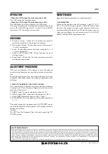 Preview for 3 page of M-system AB2 Instruction Manual
