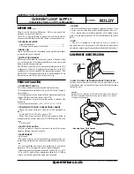 Preview for 1 page of M-system Current Loop Supply M3LDY Installation Manual