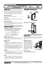 Preview for 1 page of M-system FSP Instruction Manual