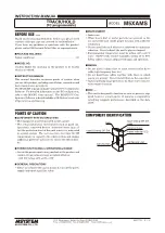 M-system M5XAMS Instruction Manual предпросмотр