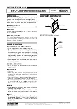 Preview for 1 page of M-system M6 Series Instruction Manual