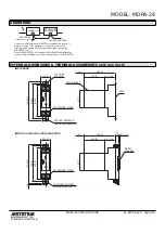 Preview for 3 page of M-system MDPA-24 Manual