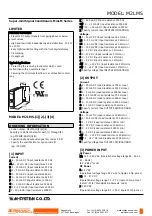 M-system Mini-M Series Instruction Manual preview