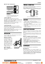 Предварительный просмотр 6 страницы M-system Mini-M Series Instruction Manual