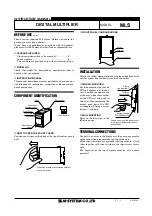Предварительный просмотр 1 страницы M-system MLS Instruction Manual