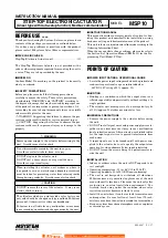 M-system MSP10 Instruction Manual preview