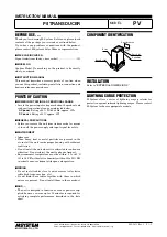 M-system PV Instruction Manual preview