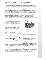 Preview for 3 page of M.T.H. E-8 DIESEL ENGINE Operating Instrutions