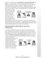 Preview for 21 page of M.T.H. E-8 DIESEL ENGINE Operating Instrutions