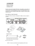 Preview for 3 page of M-tech Legend II Instruction Manual