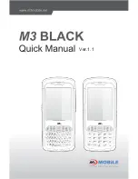 Preview for 1 page of M3 Mobile M3 BLACK Quick Manual