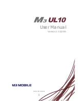 M3 Mobile UL10 User Manual preview