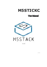 M5Stack M5StickC User Manual preview