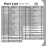 Предварительный просмотр 47 страницы M7 RA-101 Manual