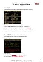 Preview for 24 page of MA lighting Network Switch User Manual