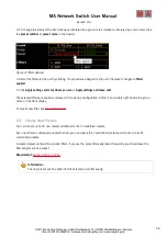 Preview for 38 page of MA lighting Network Switch User Manual