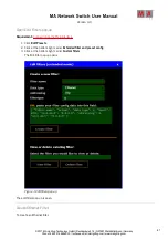 Preview for 41 page of MA lighting Network Switch User Manual