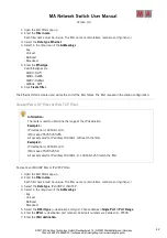 Preview for 42 page of MA lighting Network Switch User Manual