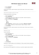 Preview for 43 page of MA lighting Network Switch User Manual