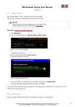 Preview for 47 page of MA lighting Network Switch User Manual