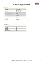 Preview for 65 page of MA lighting Network Switch User Manual