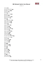 Preview for 69 page of MA lighting Network Switch User Manual