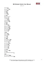 Preview for 71 page of MA lighting Network Switch User Manual