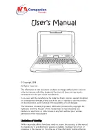 MA Technology Notebook User Manual preview
