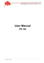 MA PD-100 User Manual preview