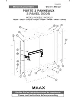 Предварительный просмотр 1 страницы MAAX 135276 Owner'S Manual