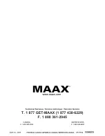 Предварительный просмотр 16 страницы MAAX 135276 Owner'S Manual