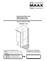 MAAX Imagine 4836 Installation Instructions Manual preview