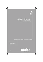 mabe LMD3123PBEB0 Owner'S Manual preview