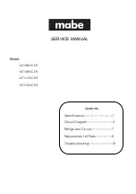 mabe MTV085ICER Service Manual preview