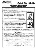 MABIS Deluxe SmartRead Plus 04-228-001 Quick Start Manual preview