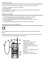 Preview for 2 page of Mac Mah W-UHF-Bodypack User Manual