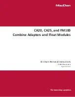 MacDon CA20 Service Manual preview