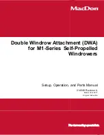 MacDon DWA Operation And Parts Manual preview