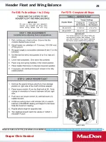 Preview for 24 page of MacDon FD75 Manual