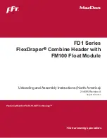 Preview for 1 page of MacDon FlexDraper FD1 Series Unloading And Assembly Instructions