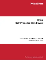 Предварительный просмотр 5 страницы MacDon M105 Manual