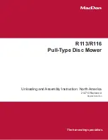Preview for 1 page of MacDon R116 Unloading And Assembly Instructions