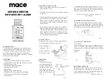 Предварительный просмотр 1 страницы Mace 80200 Manual