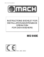 Preview for 1 page of Mach MS 900E Instructions Manual