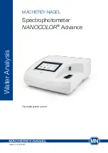 Macherey-Nagel NANOCOLOR Advance Operating	 Instruction preview
