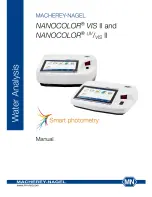 Macherey-Nagel NANOCOLOR UV/VIS II Manual preview