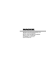 Предварительный просмотр 28 страницы Mackie 1402-VLZ3 Owner'S Manual