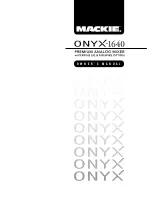 Mackie 1640 Owner'S Manual preview