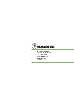 Предварительный просмотр 28 страницы Mackie 802VLZ4 Owner'S Manual